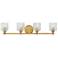 Elle 32" Wide Brass 4-Light Bath Light by Hinkley Lighting