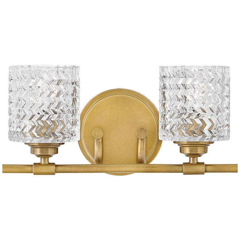 Image 3 Elle 32" Wide Brass 4-Light Bath Light by Hinkley Lighting more views