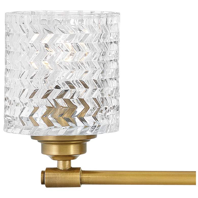 Image 4 Elle 32" Wide Brass 4-Light Bath Light by Hinkley Lighting more views