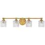 5_Elle 32" Wide Brass 4-Light Bath Light by Hinkley Lighting more views