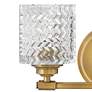3_Elle 7 1/2"H Brass 2-Light Wall Sconce by Hinkley Lighting more views