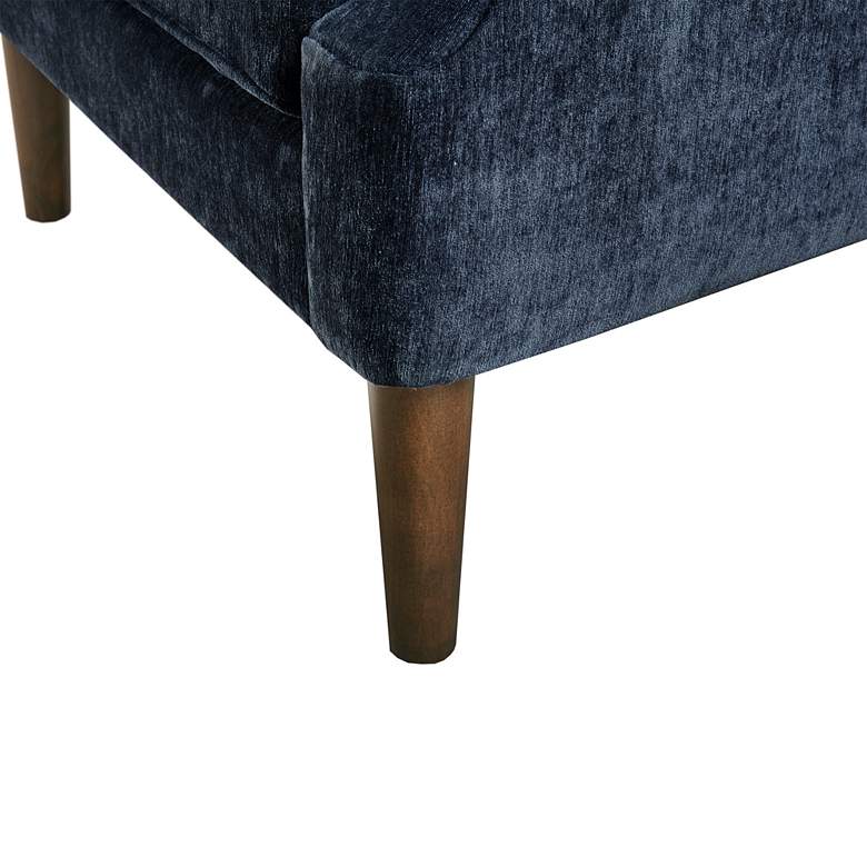 Image 3 Elle Navy Tufted Fabric Accent Chair more views