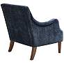 Elle Navy Tufted Fabric Accent Chair