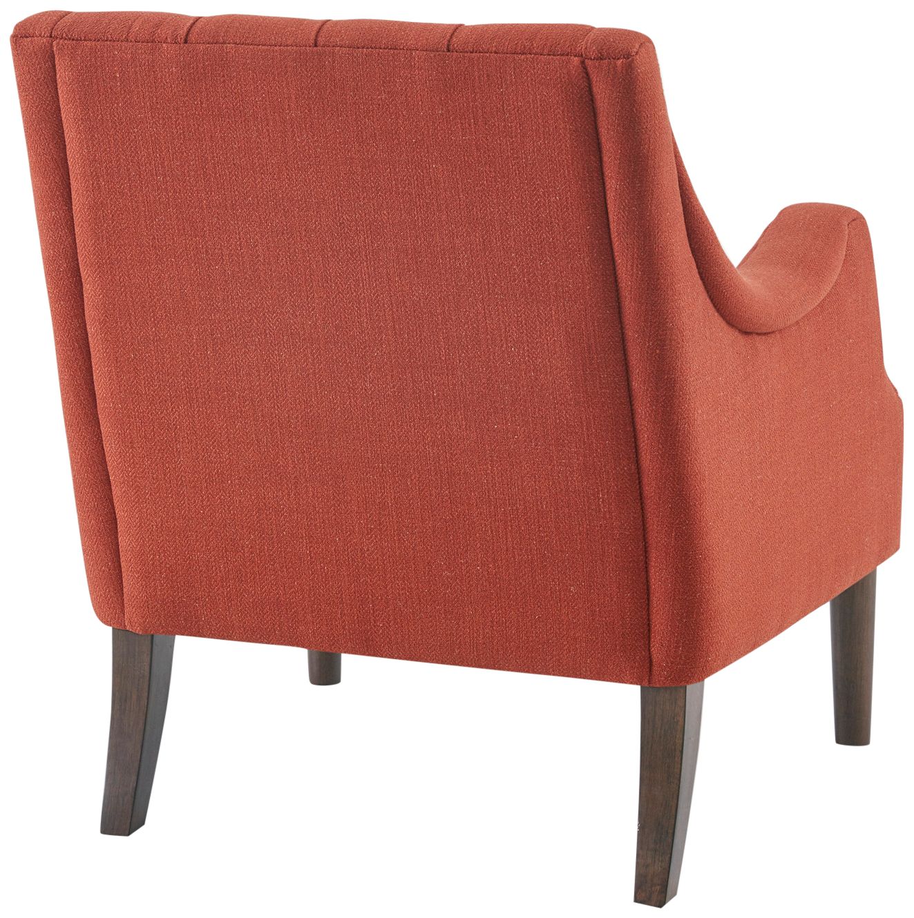 Elle Spice Fabric Tufted Accent Chair