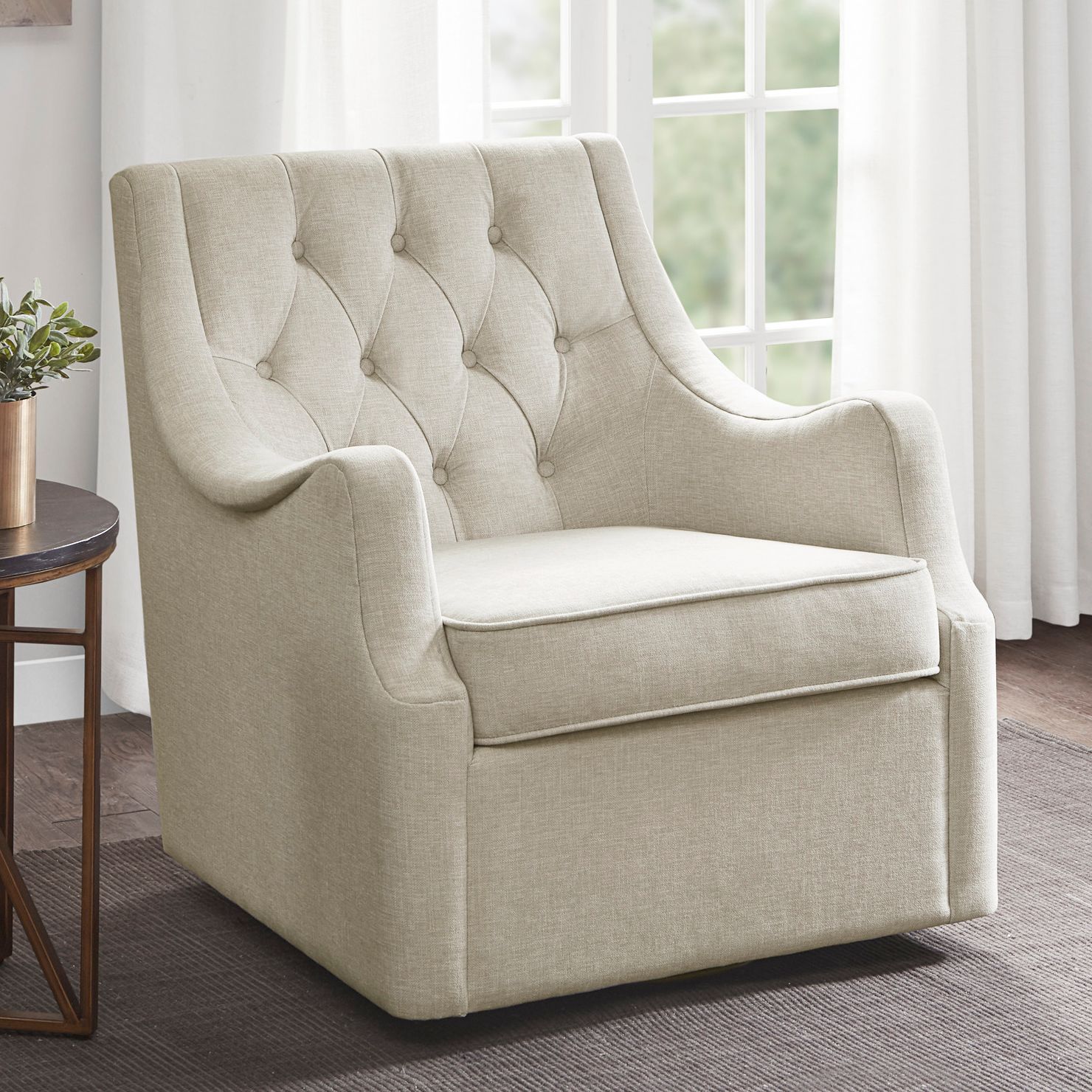 madison park farina swivel arm chair