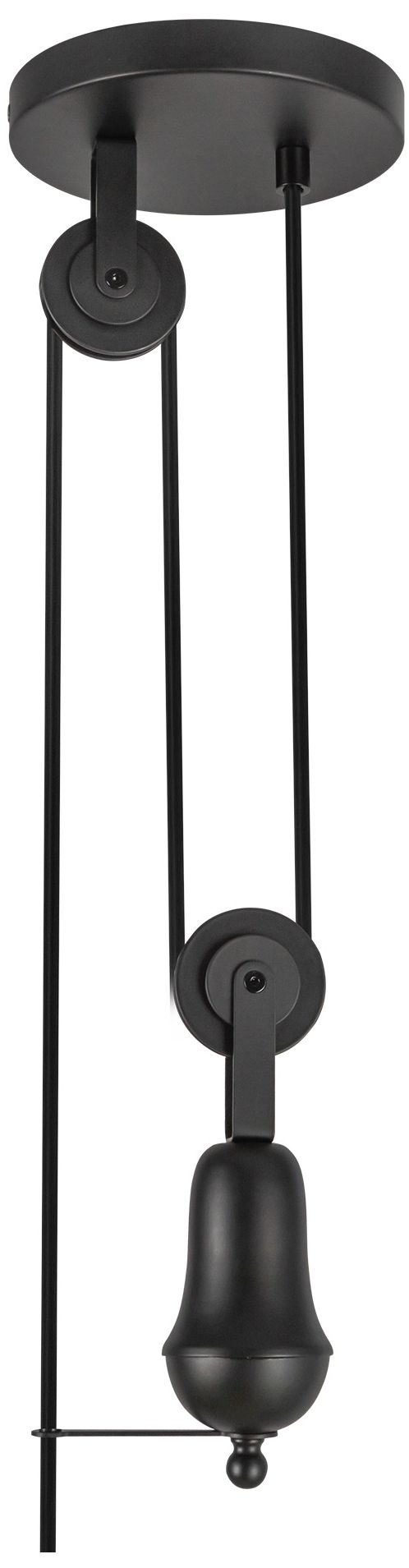 Image 6 Ellen 20" Wide Matte Black Cone Pendant Light more views