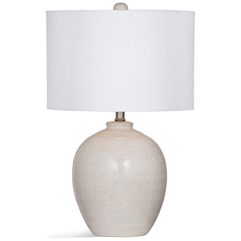 Image 1 Ellen 25" Traditional Glazed Ceramic Table Lamp