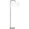 Ellen DeGeneres Dean Polished Nickel LED Floor Lamp