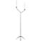 Ellen DeGeneres Hopton Polished Nickel 2-Light LED Floor Lamp