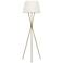 Ellen DeGeneres  Penny Burnished Brass LED Floor Lamp