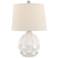 Ellen White Sculptured Ceramic Table Lamp