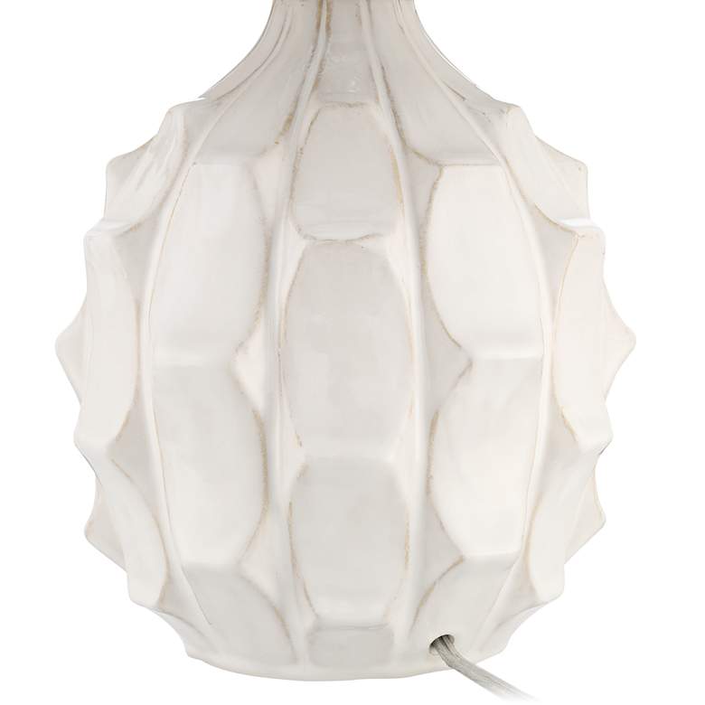 Ellen White Sculptured Ceramic Table Lamp more views