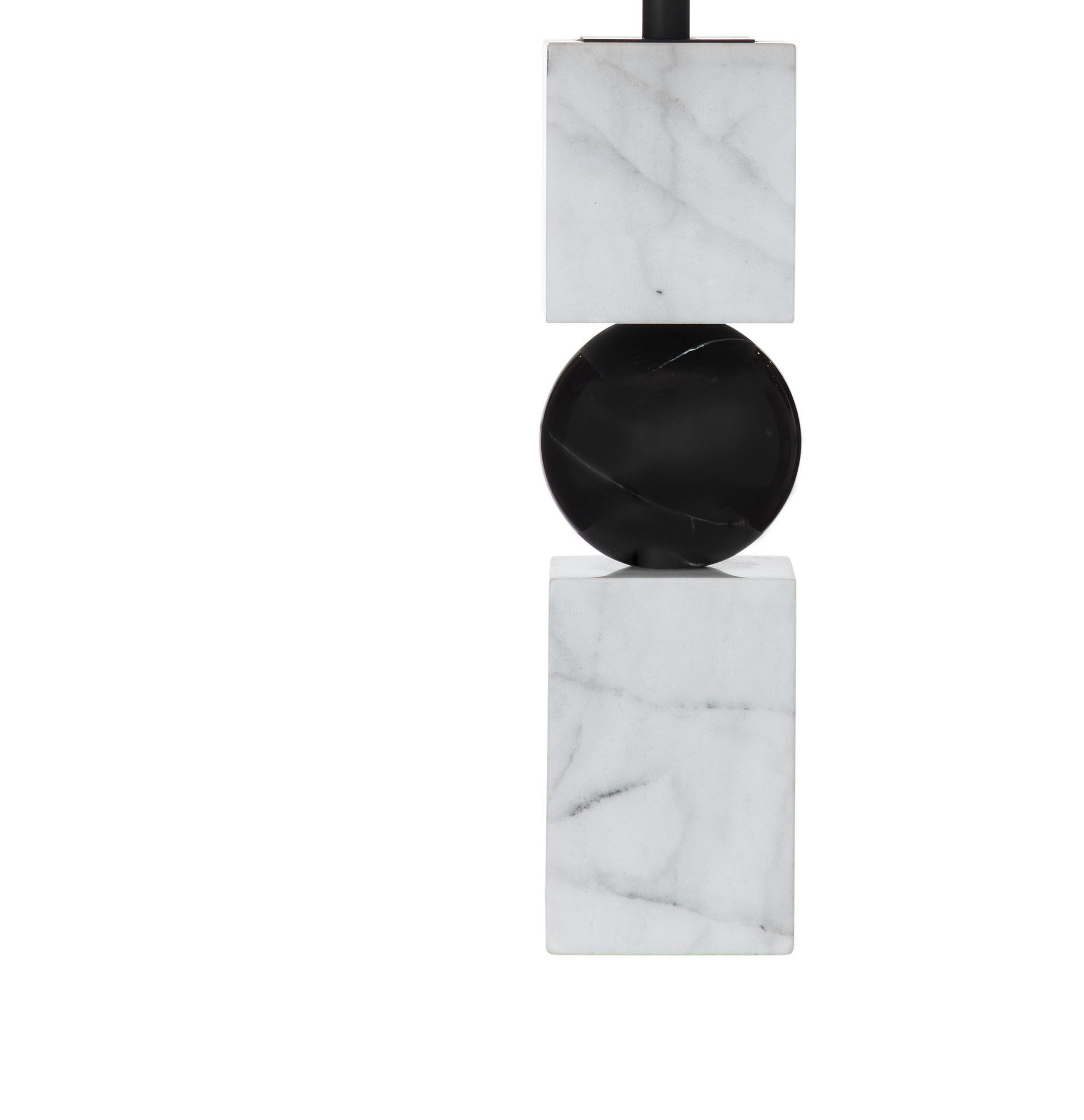 Image 5 Ellendale 27" High Black And White Table Lamp more views