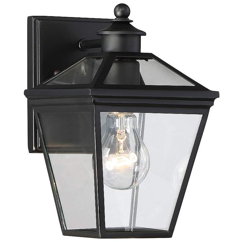 Image 1 Ellijay 1-Light Outdoor Wall Lantern in Black