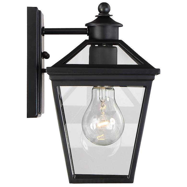 Image 3 Ellijay 1-Light Outdoor Wall Lantern in Black more views