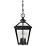 1_Ellijay 15 3/4" High Black Outdoor Lantern Hanging Light