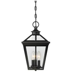 Ellijay 15 3/4" High Black Outdoor Lantern Hanging Light