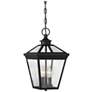 3_Ellijay 15 3/4" High Black Outdoor Lantern Hanging Light more views