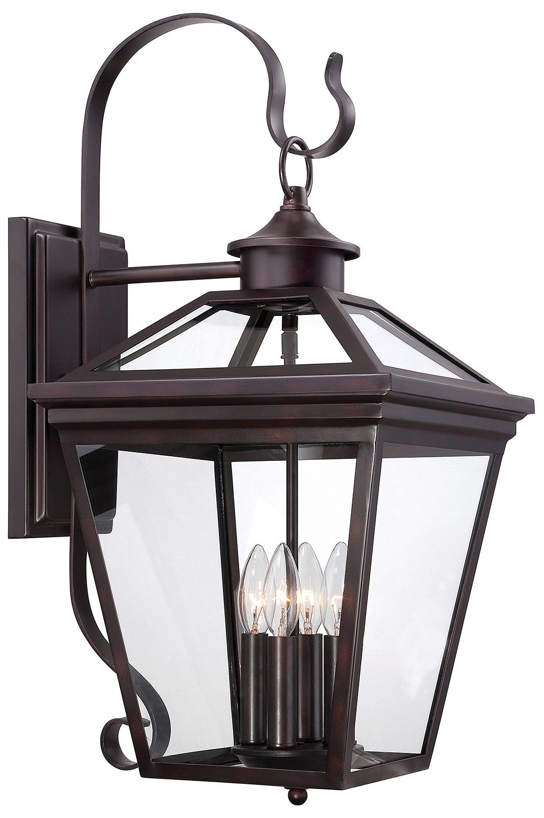 Image 2 Ellijay 25 1/2"H English Bronze 4-Light Outdoor Wall Light more views