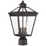 Ellijay 3-Light Outdoor Post Lantern in English Bronze
