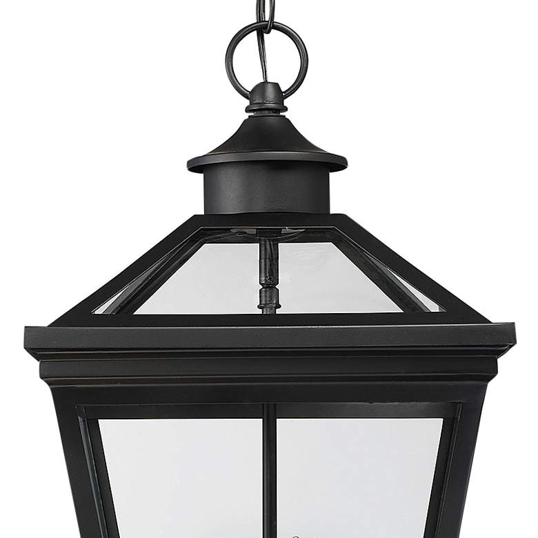 Image 4 Ellijay 4-Light Outdoor Hanging Lantern in Black more views