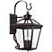 Ellijay 4-Light Outdoor Wall Lantern in English Bronze