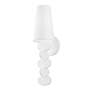 2_Ellios 18" High Gesso White Wall Sconce more views