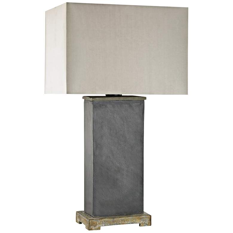 Image 2 Elliot Bay Gray Slate Modern Outdoor Table Lamp