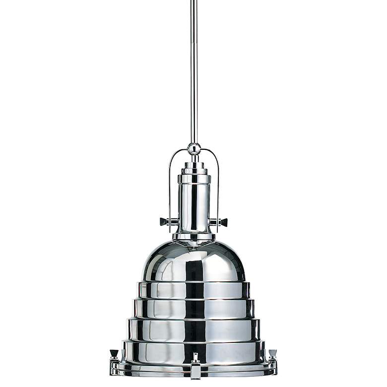 Image 2 Elliott 13 1/2" Wide Chrome Pendant