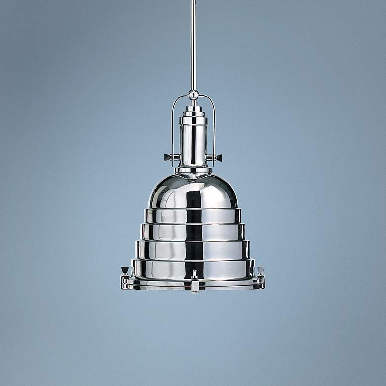 Image 1 Elliott 13 1/2 inch Wide Chrome Pendant