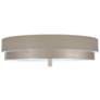 1_Elliott 16" Wide Polished Nickel Flush Mount