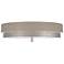 Elliott 16" Wide Polished Nickel Flush Mount