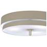 3_Elliott 16" Wide Polished Nickel Flush Mount more views