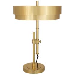 Elliott 17.5" High Modern Brass Table Lamp