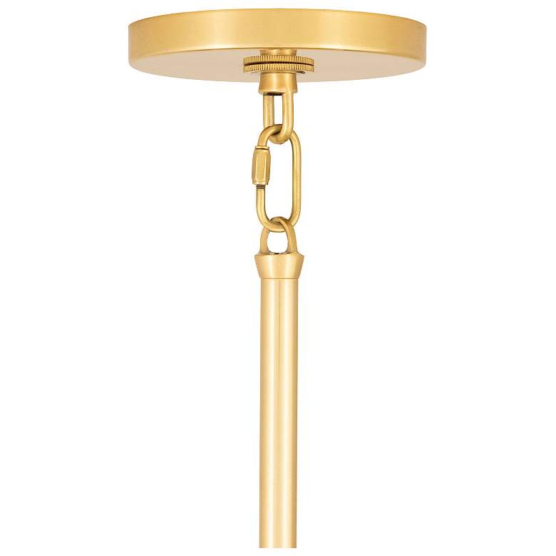 Image 5 Elliott 23" Wide Modern Brass And White Pendant more views