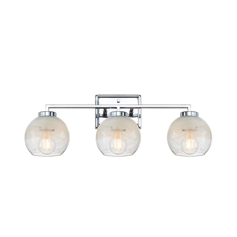 Image 2 Elliott 3-Light Vanity Light in Chrome with Alabaster Shade more views