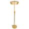Elliott 43.75" High Modern Brass Floor Lamp