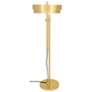 2_Elliott 43.75" High Modern Brass Floor Lamp more views