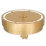 3_Elliott 43.75" High Modern Brass Floor Lamp more views