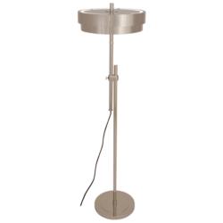 Elliott 43.75" High Polished Nickel Floor Lamp