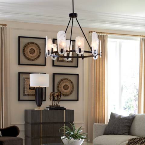 Ellipse 10 Light Modern Chandelier | Elegant Lighting
