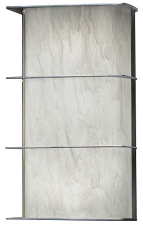 Ellipse 14" High Satin Pewter|White Swirl Exterior Sconce Triac LED