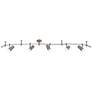 1_Ellipse 96" Wide 5-Light Brushed Nickel LED Flex Track