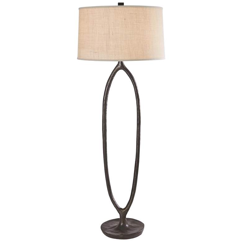 Image 2 Ellipse Bronze Metal Floor Lamp