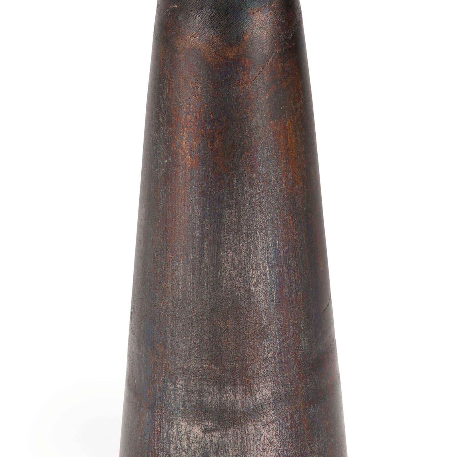 Image 4 Ellis 15" Wide Blackened Zinc Aluminum End Table more views