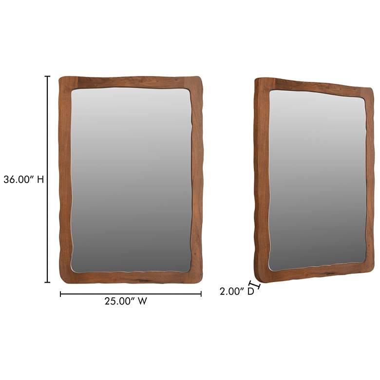 Image 3 Ellis Small Mirror Brown more views