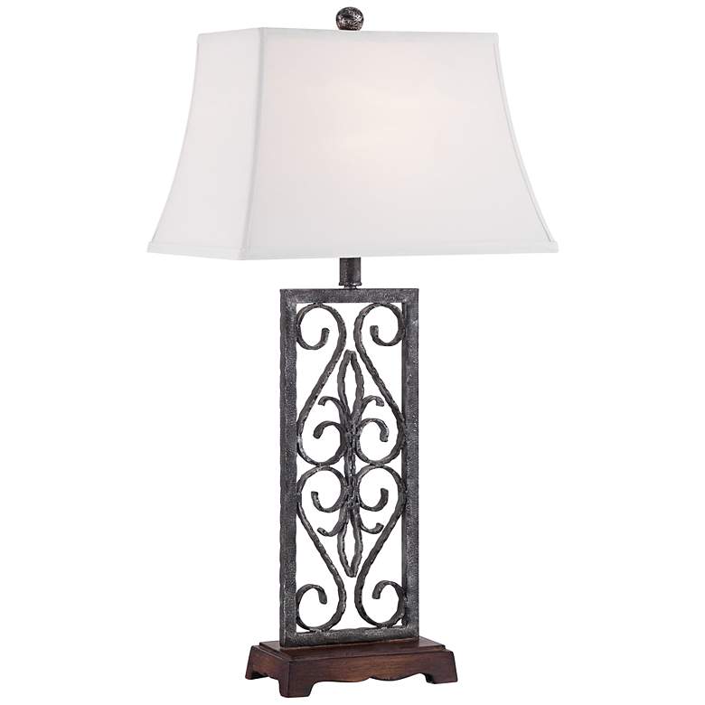Image 1 Ellis Wrought Iron Table Lamp