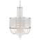 Ellisia 15 3/4" Wide Chrome and Crystal Pendant Light