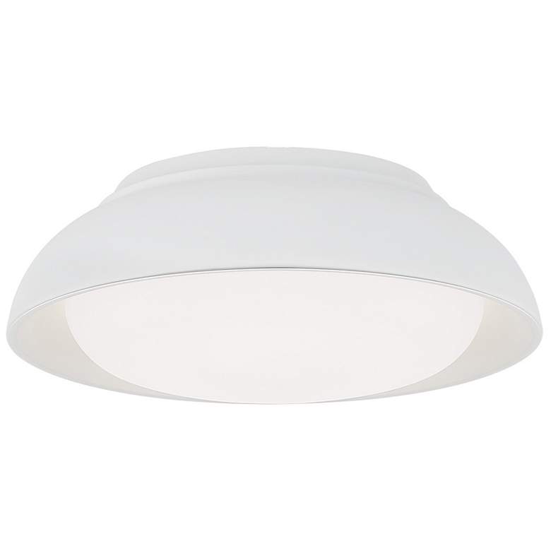 Image 1 Ellison 12" Wide Sand White LED Ceiling Light