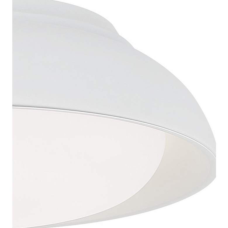 Image 3 Ellison 12" Wide Sand White LED Ceiling Light more views